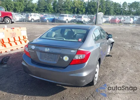2012 Honda Civic Lx из США, поврежденный, VIN 2HGFB2F55CH596789